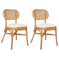 rogal sillas de comedor 2 unidades lino rogal