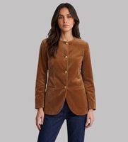 marella para mujer 2623046074200 chaqueta de terciopelo mlscorone marron 36 casual algodon