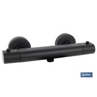 grifo termostatico ducha negro mate modelo kerch