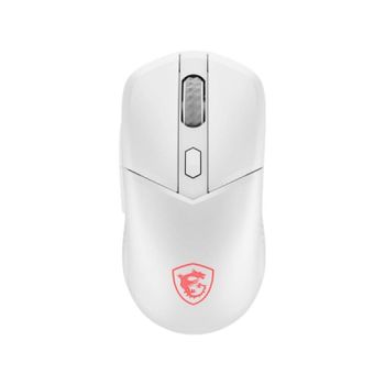 Ratón MSI Versa 300 Wireless 8000 DPI 6 Botones RGB Blanco Bluetooth/USB-C/RF