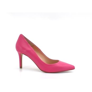 Divine Follie Zapatos de tacón Dècolletè Tacco Alto Rosa Fuxia R-07 para mujer