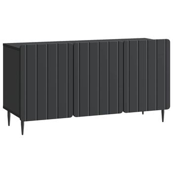 Mueble De Tv 99 X 34,5 X 52 Cm Negro Madera De Ingeniería Vidaxl