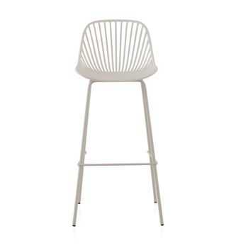 Pack De 2 Sillas Pp Color Blanco Con Patas Metalicas