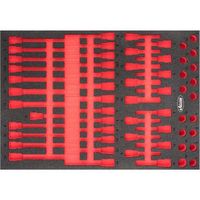 vigor v6810-l cubeta de espuma suave r vacia r563 mm x 393 mm x 35 mm