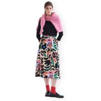 compania fantastica falda compania fantastica skirt 12011 - flowers para mujer