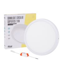 plafon led 24w 1900lm 6000k circular 40000h