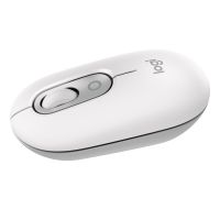 logitech pop mouse raton inalambrico compacto con funcion de emojis personalizables blanco