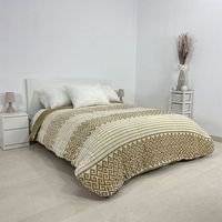 edredon acolchado coralina sherpa 500 gr greca 135 cm rufino diaz beige