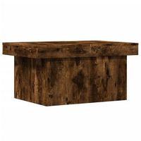 mesa de centrormesa auxiliarrmesita de centro madera de ingenieria roble ahumado 100x55x40 cm