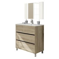 mueble bano aglomerado muebles pitarch kalma - roble