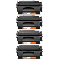 pccom essential hp q7553a53a toner compatible negro pack 4