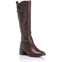 dangela botas bota alta con elasticos para mujer