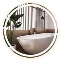 espejo de pared rea led p11416 bas grey 90cm