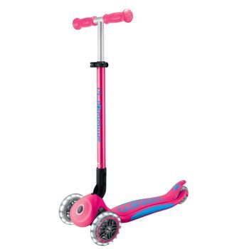 Patinete Globber Primo Foldable Plusl Ights, Rosa