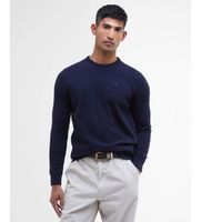 barbour para hombre mkn0345 jersey essential marino m casual lana poliester
