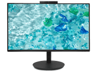 monitor - acer vero cb242y d6 bmiprcx 24  full-hd 120 hz 1 ms ips adaptivesync altura ajustable webcam y altavoces integrados