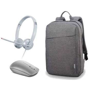 Lenovo Smarter Learning Portability Bundle Kit Pack Auriculares + Ratón + Mochila para Portátiles