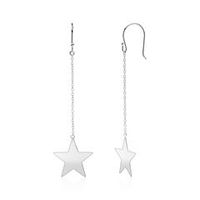pendientes estrella de plata 925