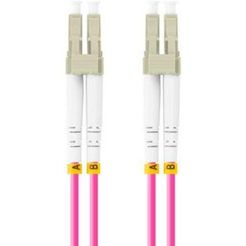 Cable de fibra óptica Lanberg FO-LULU-MD41-0005-VT 0,5m LC/UPC OM4 LC-LC Full Duplex