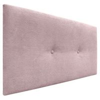 dhome cabecero de pana liso con botones 80x50 camas 8090 - rosa palo