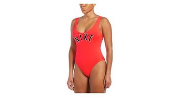 Banador de una pieza nike u back rojo