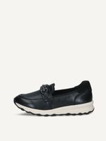 caprice slipper black made of leather size 42