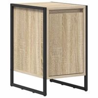 mesa de noche sonoma 395 x 30 x 50 cm madera de ingenieria vidaxl
