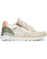 de pikolinos zapatillas piel casual marfil-nata