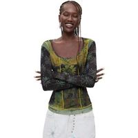 desigual camiseta manga larga tsvilna 26wwtk52 para mujer