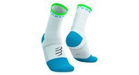 calcetines compressport pro marathon v2 0 blanco verde azul