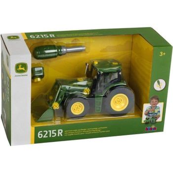 Klein John Deere 6215R Tractor de Montaje 28 piezas