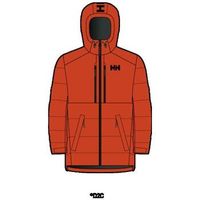 helly hansen parka park puffy exterieur tech patrol orange 300 para hombre