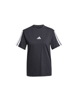 Camiseta adidas 3 Bandas Sj Mujer Negro/Blanco