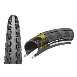 Continental Cubierta Top Contact Ii 700x42c Plegable Negro Reflectante 42-622