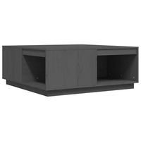 mesa de cafe - mesa de centro madera maciza de pino gris 100x101x405 cm