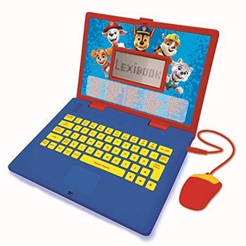 Lexibook La Patrulla Canina - Ordenador Educativo Y Bilingüe Español/inglés - Juguete Para Niños (niños Y Niñas), 124 Actividades, Aprender, Jugar Y
