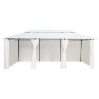 600x298x270 cm acero tubular y tela 100  poliester - blanco