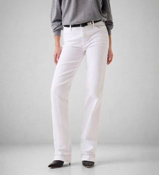 Guess para mujer. W6GA15D0705 Jeans Sexy Straight blanco (26), Casual, Algodón