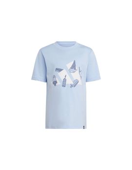 Camiseta adidas Lk Ice Infantil Azul