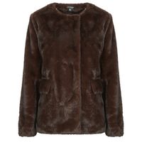 lauren ralph lauren abrigo fx mnk clss-lined-coat para mujer