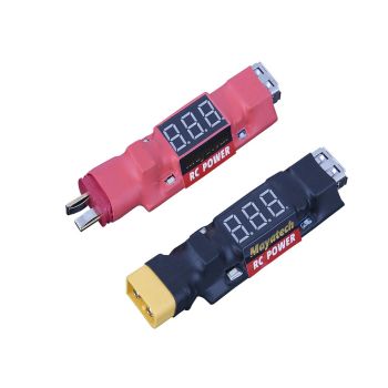 Probador de descarga de batería Lipo Mayatech 3 en 1 Indicador de descarga USB Módulo reductor de voltaje 2S-6S 5V