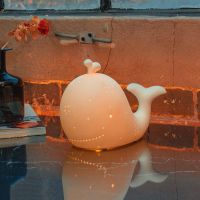 3d ceramic whale lamp - lp022