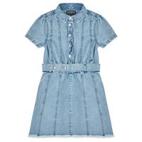 guess vestido cotton light denim para nina
