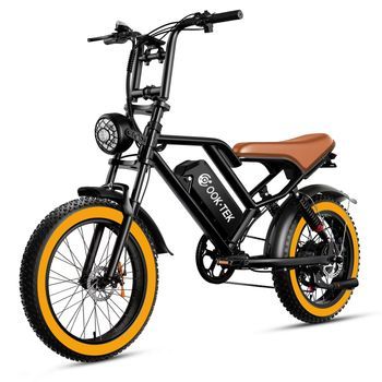 Bicicleta Eléctrica Eggking S8, Batería Extraíble De 48 V Y 17,5 Ah, Fat Bike De 20