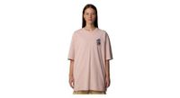 the north face mountain cleanup camiseta unisex oversized rosa