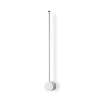 Lámpara De Pared Sword-13482 Blanco Metal 62 Cmx10x 7 Cm