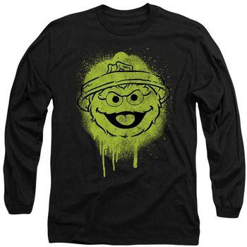 Sesame Street Camiseta manga larga Spray Face para hombre