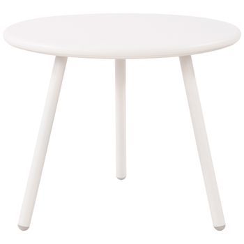 Mesa De Centro Berea Plástico Blanco Ø 50 Cm Clp