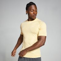 camiseta sin costuras con diseno grafico tempo pillar para hombre de mp - mantequilla - xxl
