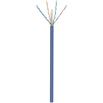 Cable de red Goobay 96096 Cat6a U/UTP 100 m azul